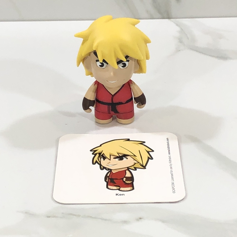 Kidrobot Street Fighter Series 1 Ken Red Toy Collectible